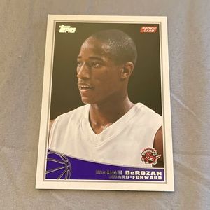 2009 Topps Demar Derozan rookie card
